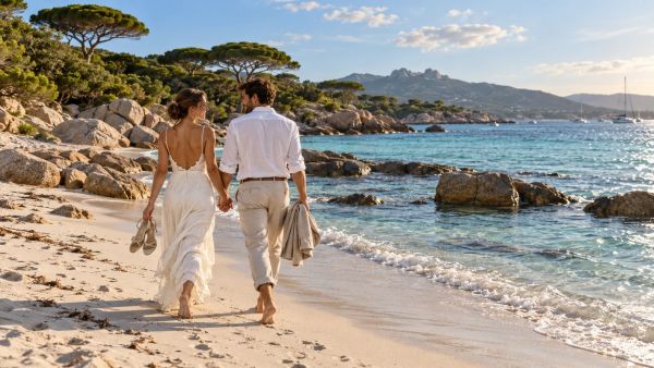 Top conseils pour un mariage increvable sur une plage en Corse